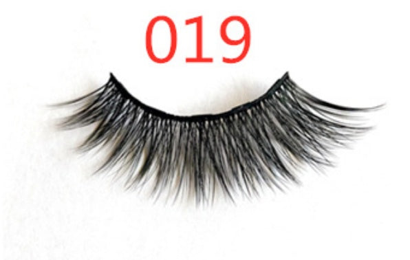 Magnetic Fashion False Eyelashes — 20+ Styles, Cotton Stem, Glue-Free (Styles 011–020)