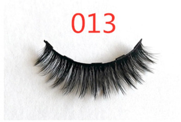 Magnetic Fashion False Eyelashes — 20+ Styles, Cotton Stem, Glue-Free (Styles 011–020)