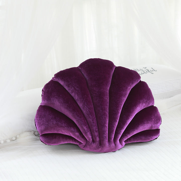 Simulation Shell Decorative Pillow — Realistic Ocean Shell Shape Cushion & Nap Pillow (10 Colours)