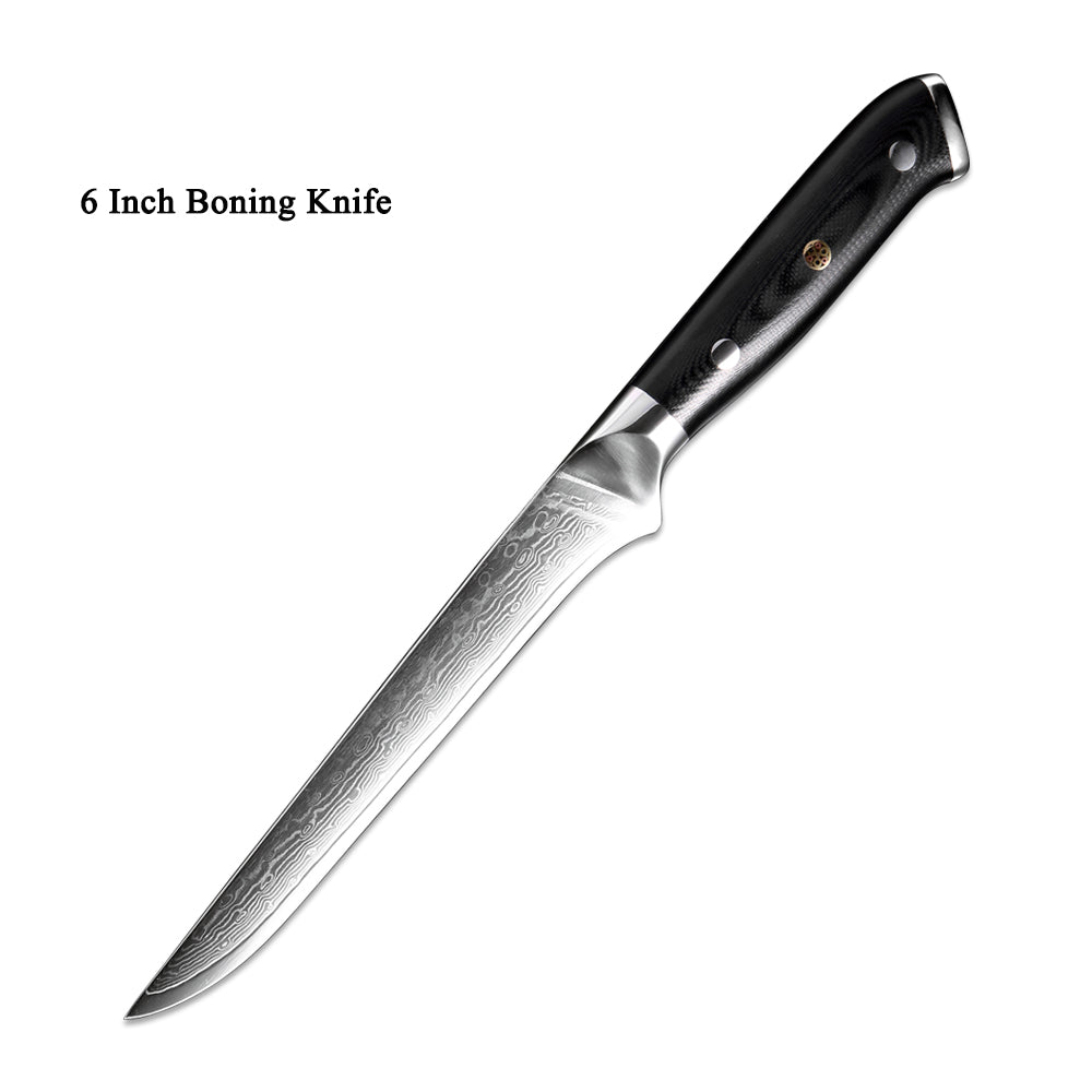 Japanese 67-Layer Damascus Steel Kitchen Knife – Professional Chef & Fruit Knife
