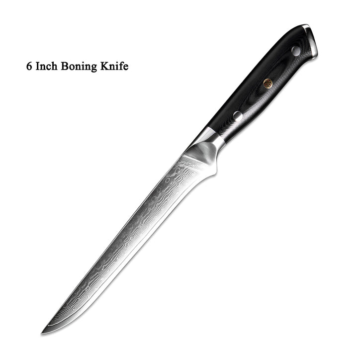 Japanese 67-Layer Damascus Steel Kitchen Knife – Professional Chef & Fruit Knife