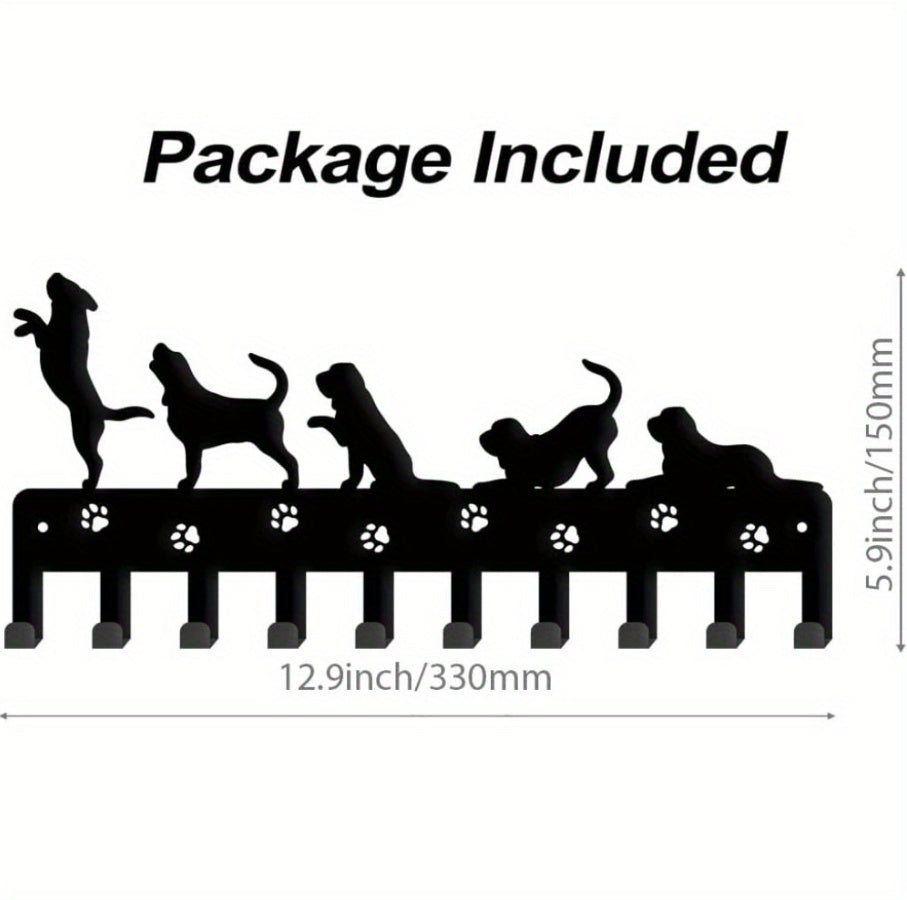 Animal-Inspired Wall-Mounted Key Holder — Detachable Upright Hook Organizer for Home & Entryway