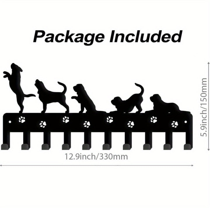 Animal-Inspired Wall-Mounted Key Holder — Detachable Upright Hook Organizer for Home & Entryway