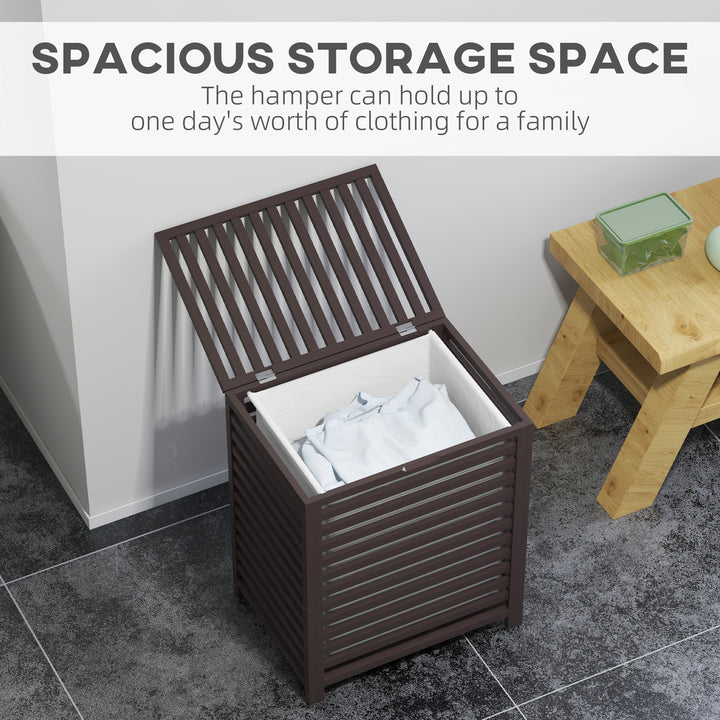 55 L Laundry Basket with Lid