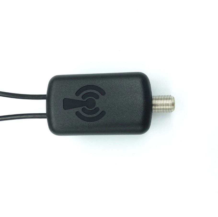 HDTV Signal Booster & TV Antenna Amplifier — Low Noise, Easy Installation Antenna Adapter for Clearer TV Reception