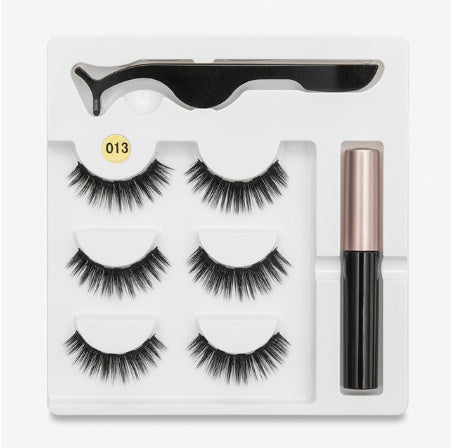 Magnetic Fashion False Eyelashes — 20+ Styles, Cotton Stem, Glue-Free (Styles 011–020)