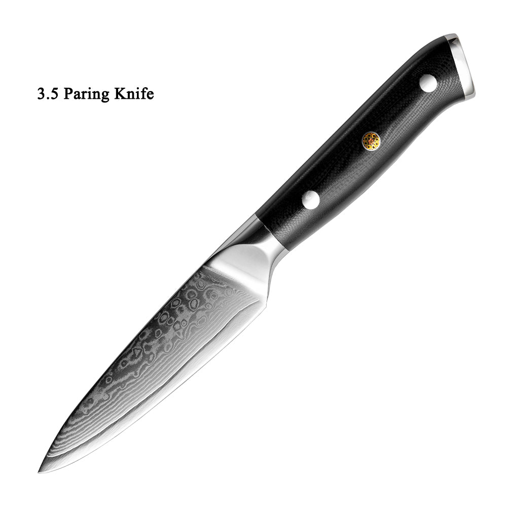 Japanese 67-Layer Damascus Steel Kitchen Knife – Professional Chef & Fruit Knife