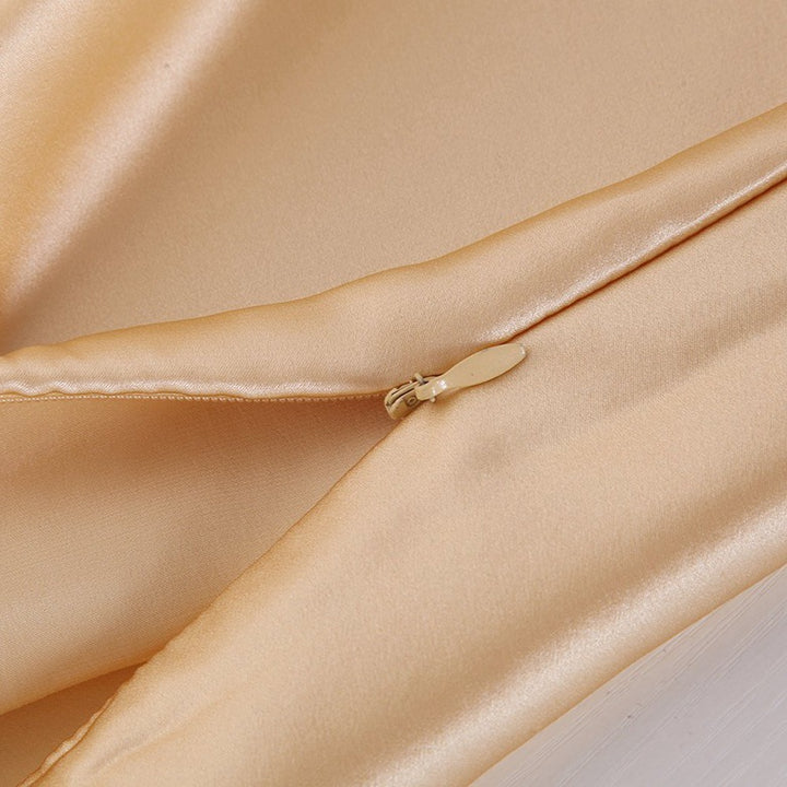 Satin Silk Pillowcase — Ice Silk Smooth Single Pillowcase, Anti-Frizz Hair & Skin Sleep Cover