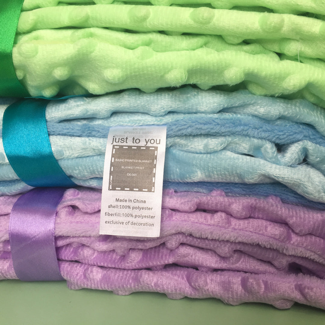 Polar Dot Newborn Baby Swaddle Blanket — Soft Wrap Envelope Bedding for Newborns (Pink/Purple/Blue/Gray/Green/White)