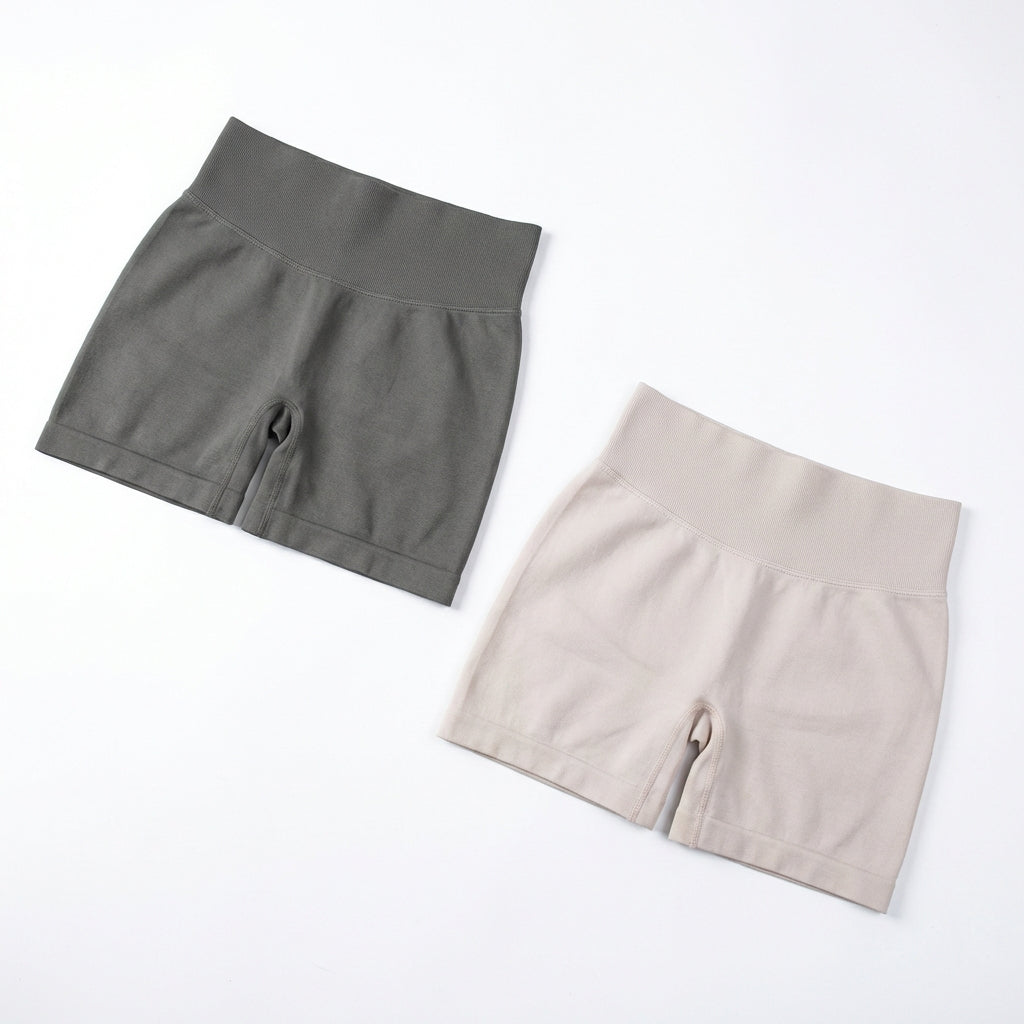 2pcs Quick-drying Breathable Yoga Shorts