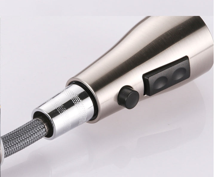 Stainless Steel Pull-Out Basin Mixing Faucet