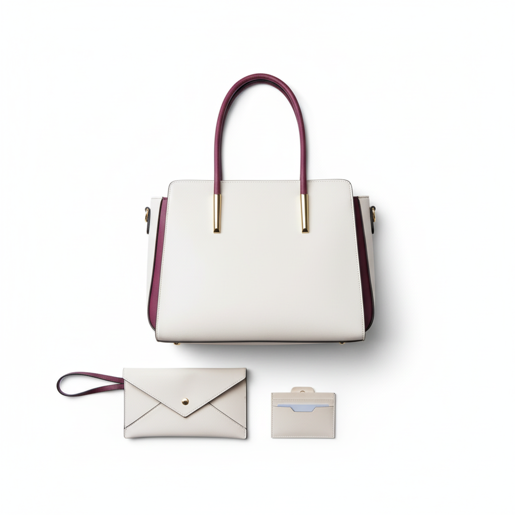 3-Piece Women’s Handbag Set – Elegant Tote, Crossbody & Wallet Purse