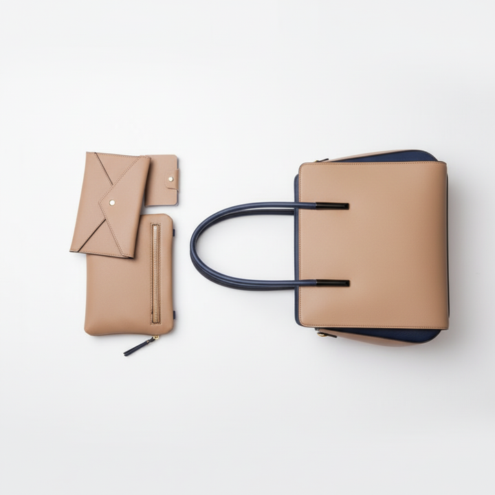 3-Piece Women’s Handbag Set – Elegant Tote, Crossbody & Wallet Purse