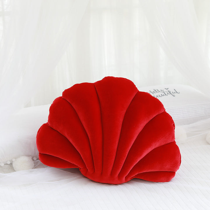Simulation Shell Decorative Pillow — Realistic Ocean Shell Shape Cushion & Nap Pillow (10 Colours)