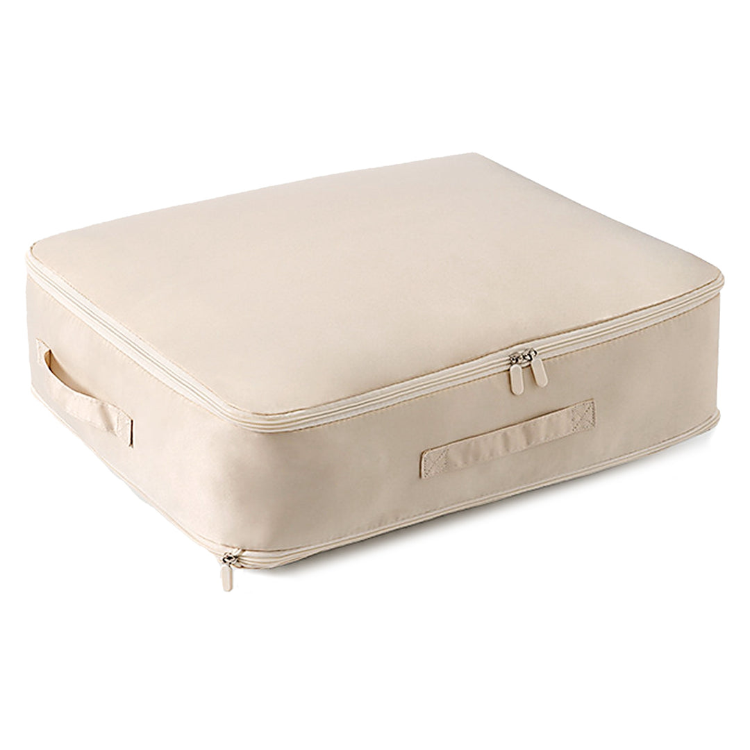 1Pc Foldable Storage Bag For Comforter Quilt Blanket Clothes Pillows Beddings With Dual Zippers