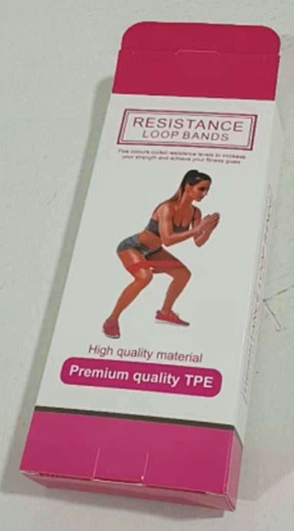 5-Level Progressive Resistance Rubber Bands — Yoga & Fitness Training Elastic Bands (Singles, 3-Pack, 5-Pack & Sets)