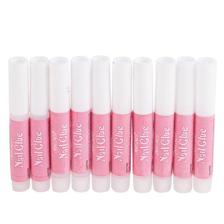 Nail Art Glue for Press-On Nails — 2g Personal Use, 10-Pack, Lasts ~1 Week