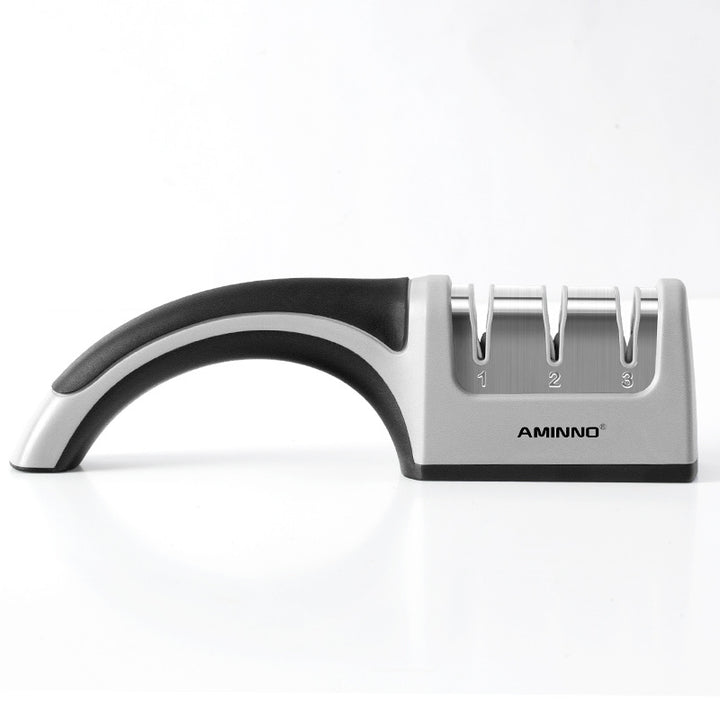 4-in-1 Family Kitchen Knife Sharpener — Multi-Stage Blade Sharpener for Home Use
