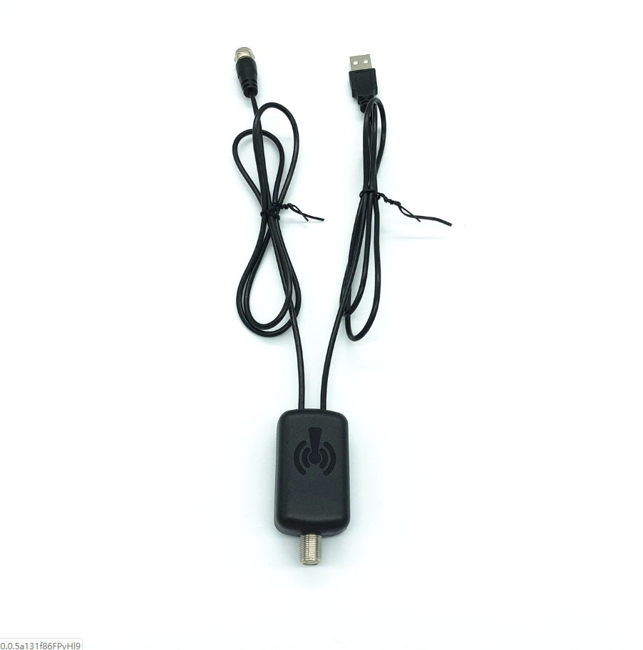 HDTV Signal Booster & TV Antenna Amplifier — Low Noise, Easy Installation Antenna Adapter for Clearer TV Reception