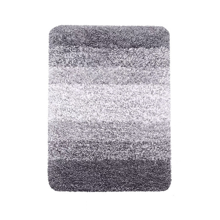 Microfiber TPR Non-Slip Floor Mat — Gradient Colour Soft Absorbent Doormat & Bath Mat (4 Colours)