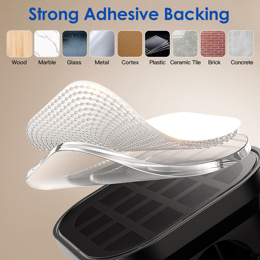 6-Pack Magnetic Cable Clips — Adhesive Wire & Cord Organizer for Desk, Nightstand, Car & Wall (Home & Office)