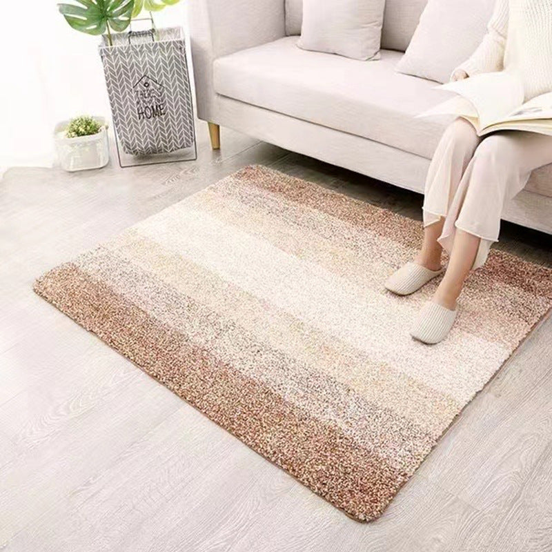 Microfiber TPR Non-Slip Floor Mat — Gradient Colour Soft Absorbent Doormat & Bath Mat (4 Colours)