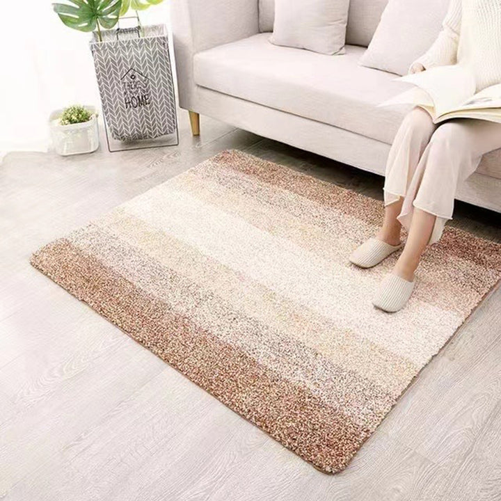 Microfiber TPR Non-Slip Floor Mat — Gradient Colour Soft Absorbent Doormat & Bath Mat (4 Colours)