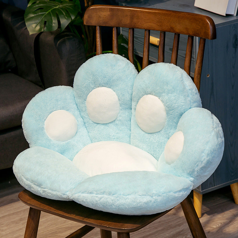 Semi-Surrounded Office Chair Cushion — Wrap-Around Seat Pad with Hand Warmer Pocket (12 Colours)