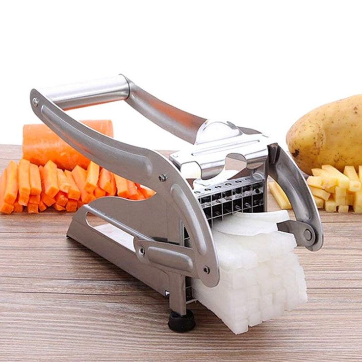 Stainless Steel Vegetable Cutter — Multi-Function Kitchen Slicer & Grater