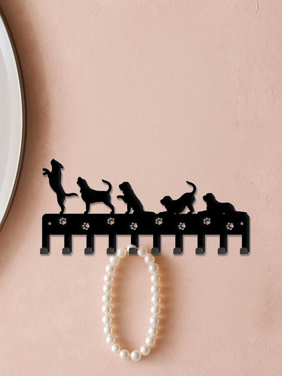 Animal-Inspired Wall-Mounted Key Holder — Detachable Upright Hook Organizer for Home & Entryway
