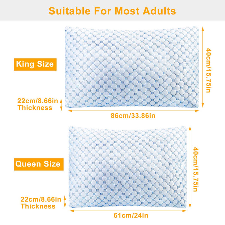 Decorative Throw Pillows — Set of 2, Soft Filled Cushions for Sofa, Bed & Living Room