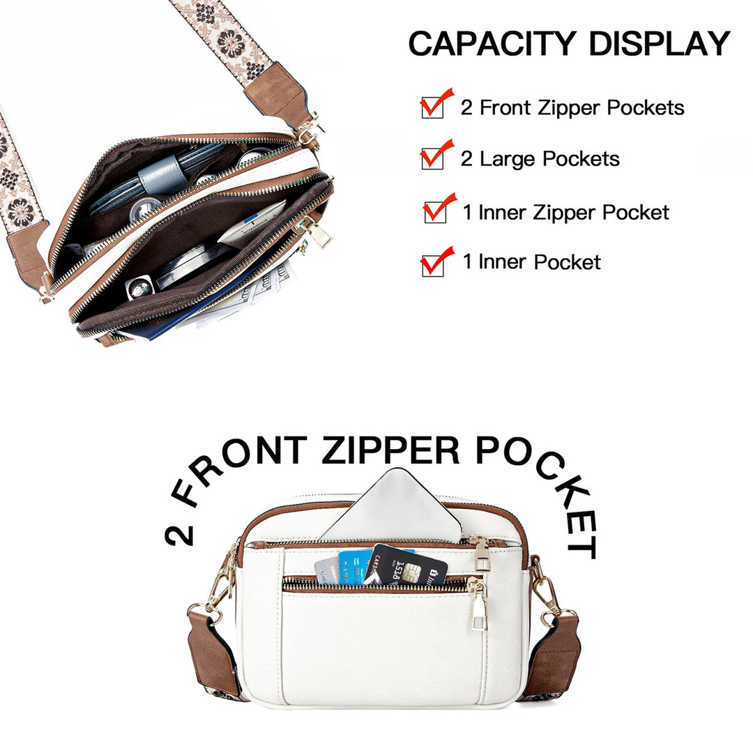 Women's PU Leather Crossbody Bag – Stylish Business & Daily Shoulder Bag