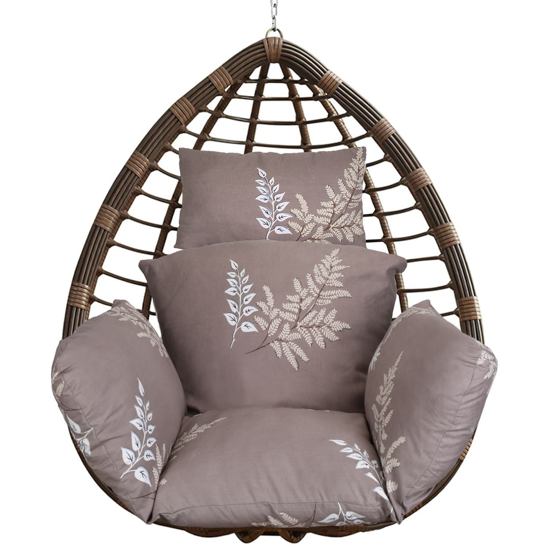 Egg Chair & Hanging Basket Cushion — Thickened Soft Swing Chair Pad with Headrest (9 Colours)