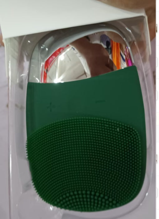 Mini Silicone Electric Facial Cleansing Brush & Skin Massager — Multi-Colour, Single & 2-Pack Options