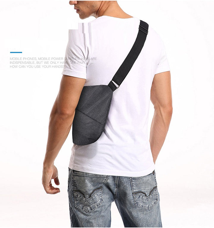 Anti-Theft Sling Crossbody Bag – Casual Polyester Travel Shoulder Bag