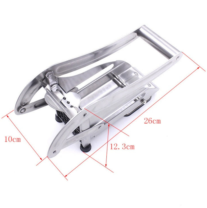 Stainless Steel Vegetable Cutter — Multi-Function Kitchen Slicer & Grater