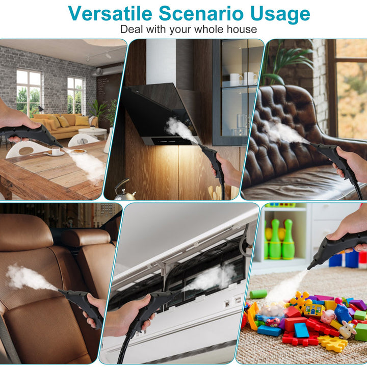 2500W High-Pressure Steam Cleaner | 6-Level Control | Multi-Surface Deep Clean
