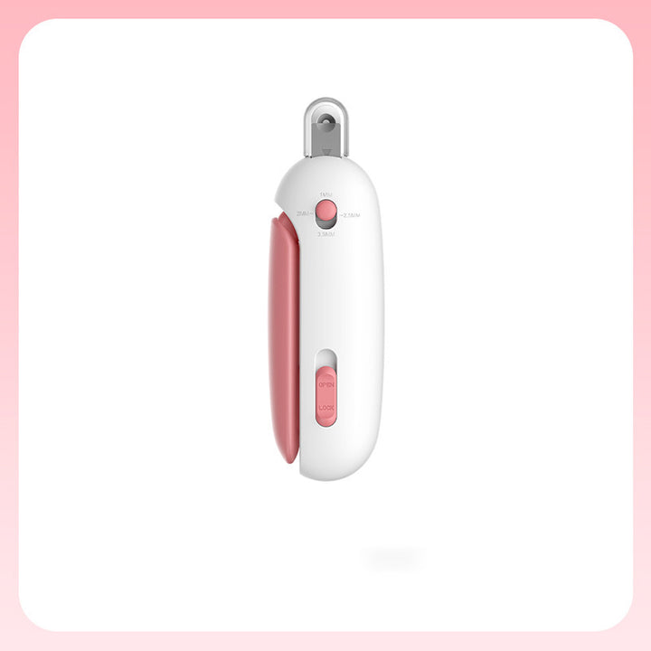 Pet Nail Clippers with Hidden Nail File – Safe & Adjustable Cat and Dog Nail Trimmer