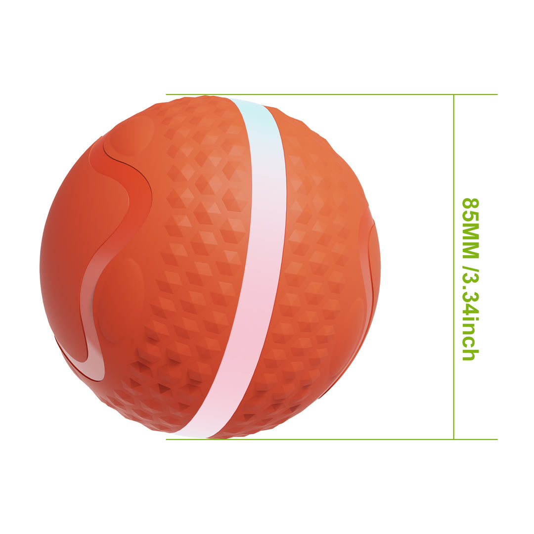 Smart Automatic Rolling Dog Ball – USB Rechargeable Interactive Pet Toy
