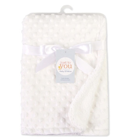 Polar Dot Newborn Baby Swaddle Blanket — Soft Wrap Envelope Bedding for Newborns (Pink/Purple/Blue/Gray/Green/White)