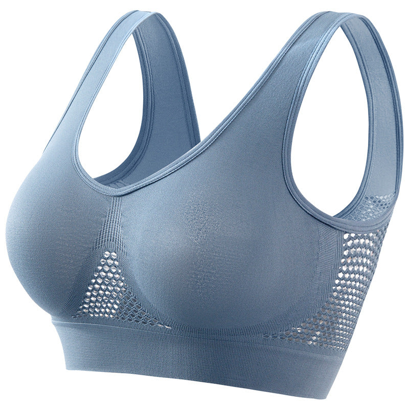 Seamless Full-Coverage Comfort Bra – Breathable Wireless Support Bra