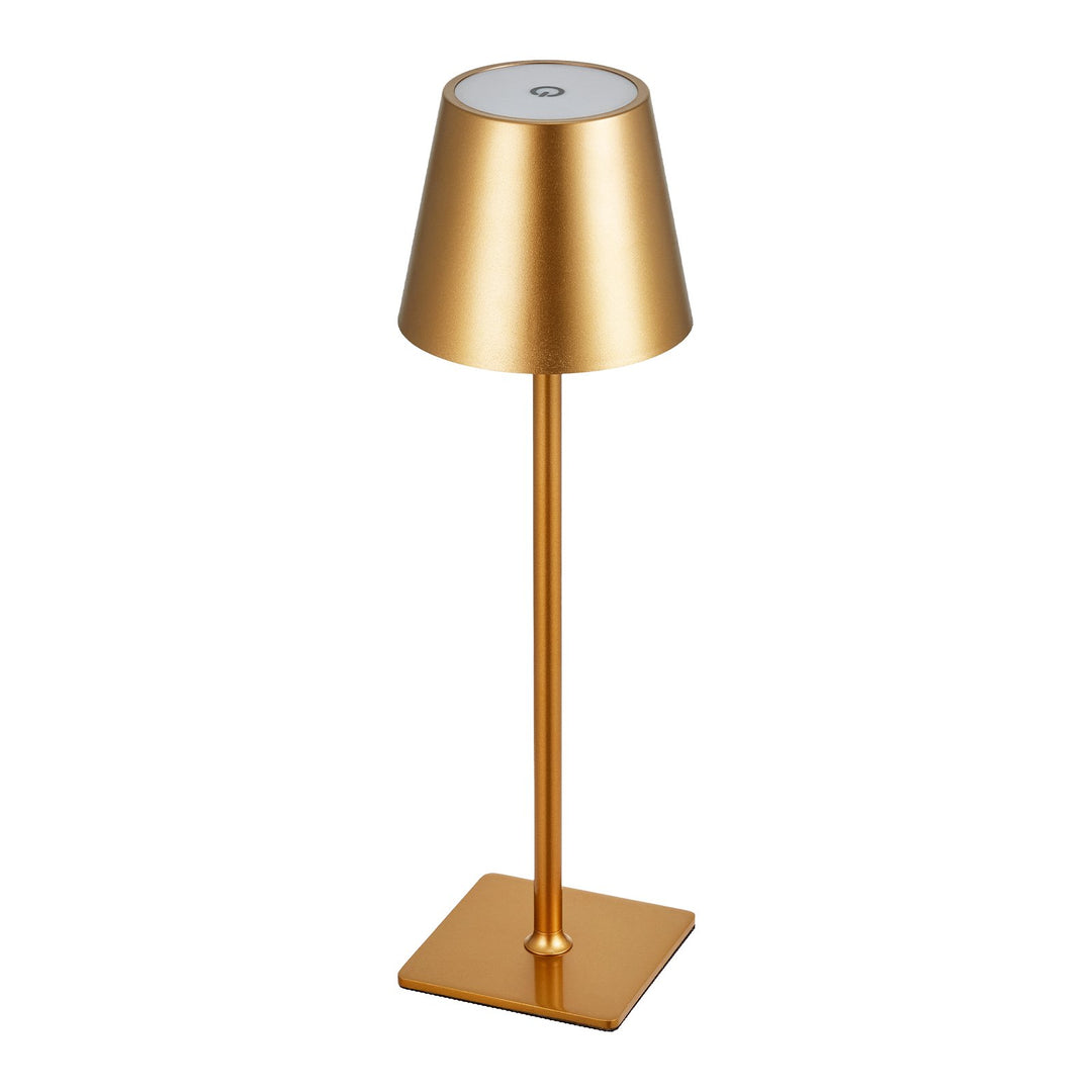 2-Pack Cordless Rechargeable Table Lamps — 5200mAh Battery, Portable LED Desk Lamp for Bedside, Dining & Outdoor (Gold)