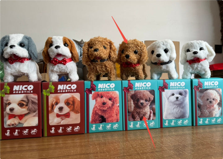 Robot Puppy Short Plush Doll
