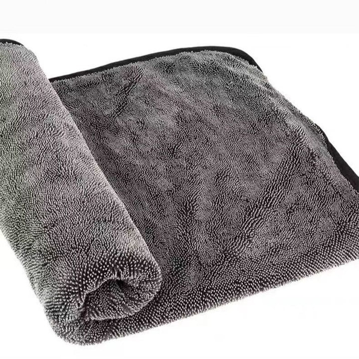 Thickened Microfiber Car Detailing Towel — Non-Shedding, Seamless, Ultra-Absorbent Auto Cleaning Cloth (500g / 600g / 1200g)