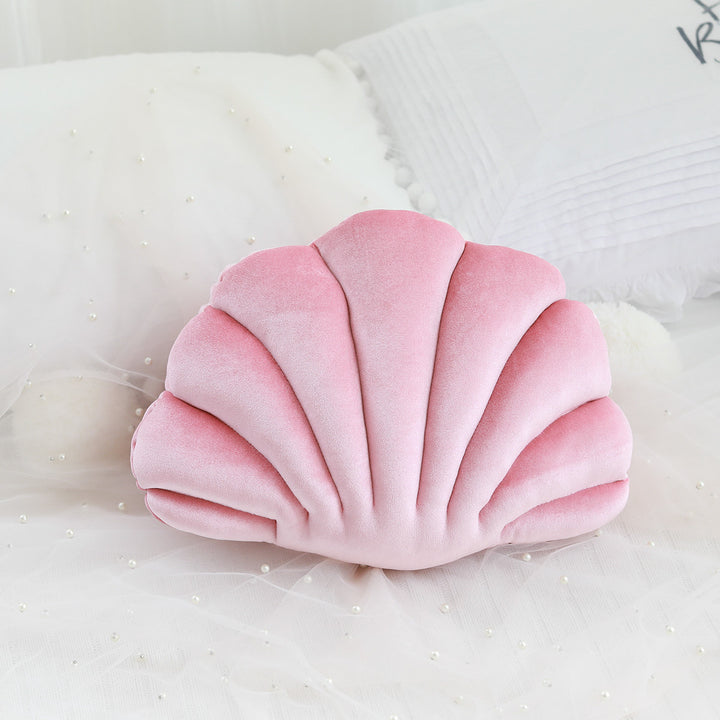 Simulation Shell Decorative Pillow — Realistic Ocean Shell Shape Cushion & Nap Pillow (10 Colours)