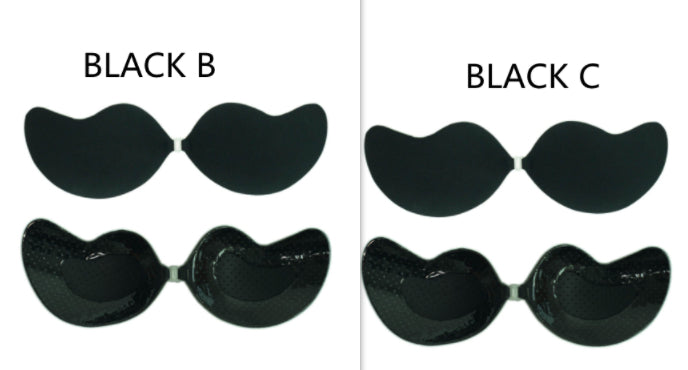 Deep V Invisible Silicone Bra – Strapless Push-Up Adhesive Bra