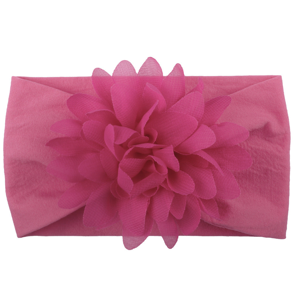 Chiffon Flower Baby Headband — Cute Princess Hair Accessory for Newborns & Infants (13+ Style Options)