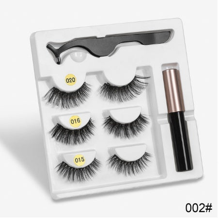 Magnetic Fashion False Eyelashes — 20+ Styles, Cotton Stem, Glue-Free (Styles 011–020)