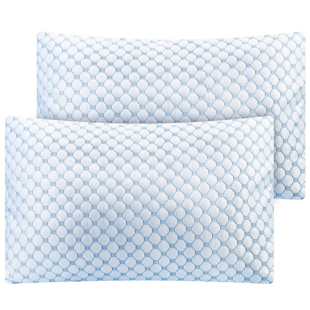 Decorative Throw Pillows — Set of 2, Soft Filled Cushions for Sofa, Bed & Living Room
