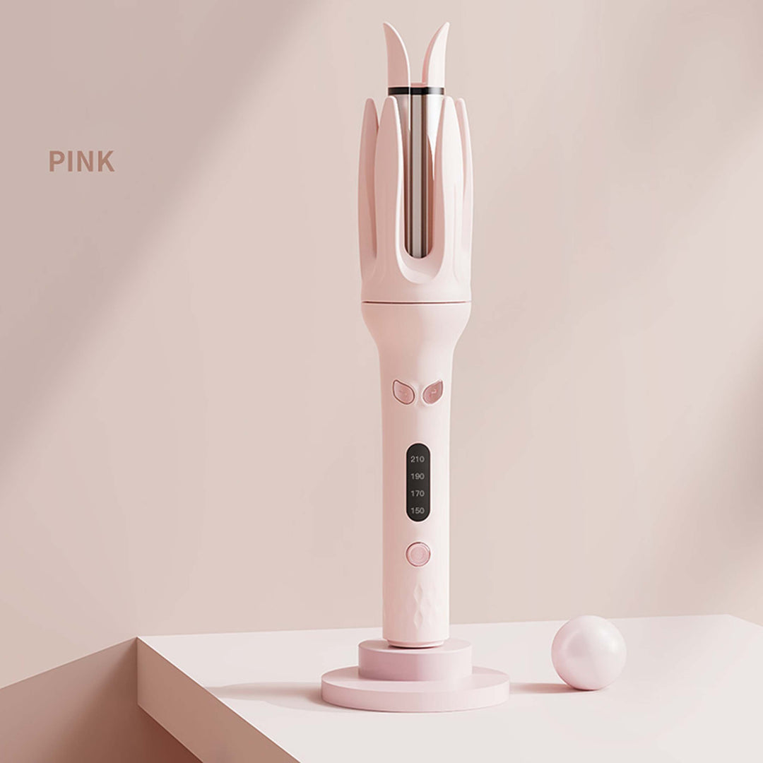 Spin And Curl, Automatic Hair Curling Iron For Healthy & Shiny, Effortless Curls & Waves, 28mm Barrel Hair Curler With 4 Temperature-adjusting Mode, Preset Temperature Settings For Each Hair Texture,